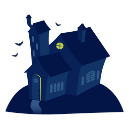 Spooky house illustration PNG Design