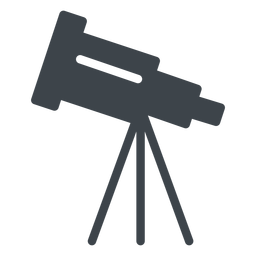 Icono de escuela plana telescopio Transparent PNG