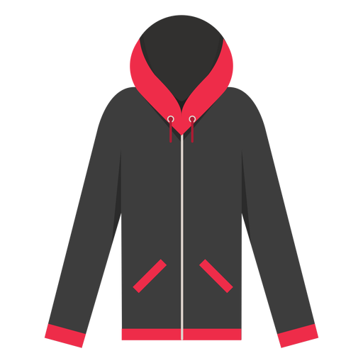 Download Zip pockets hoodie icon - Transparent PNG & SVG vector file