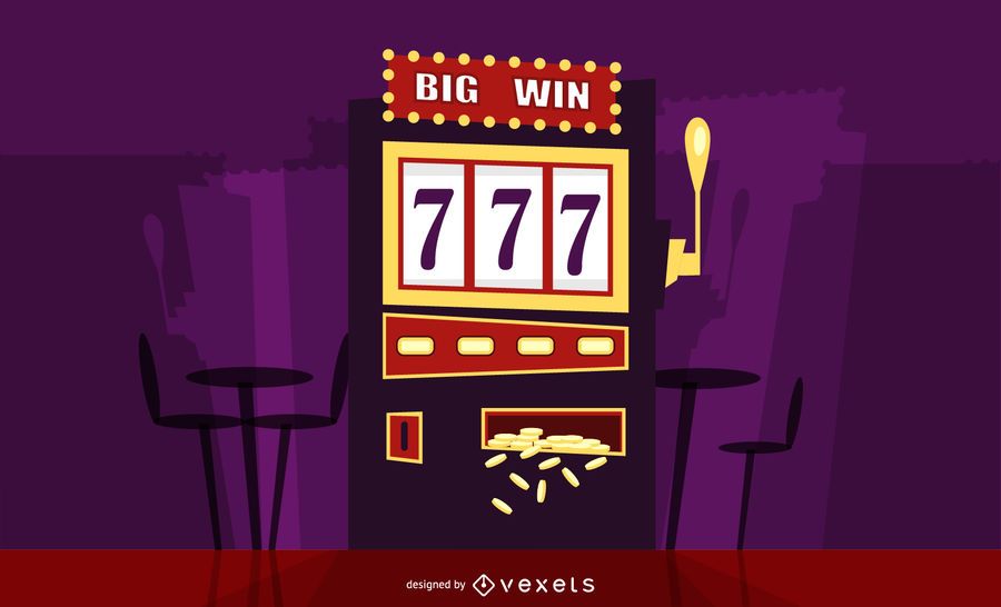 Big win slot illustration Big win slot illustration