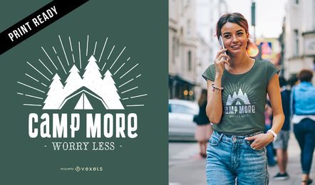 Camp more t-shirt design Camp more t-shirt design