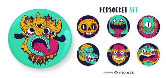 Monster popsockets set