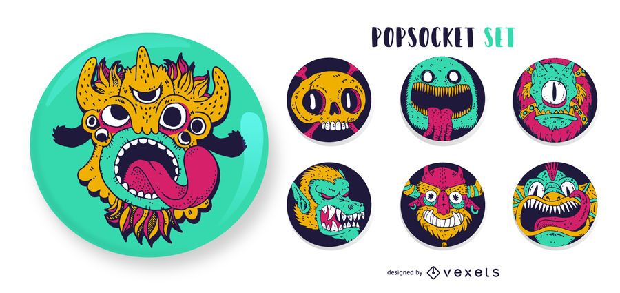Monster popsockets set Monster popsockets set