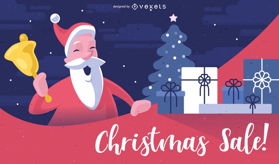 Fundo de venda de Natal de Papai Noel Fundo de venda de Natal de Papai Noel