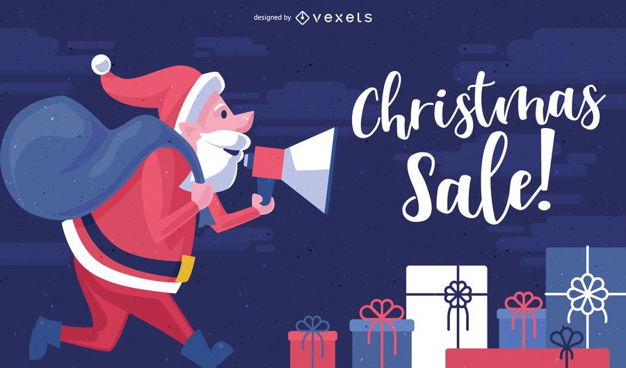 Christmas sale call background Christmas sale call background