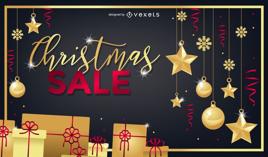 Venta de navidad fondo dorado Venta de navidad fondo dorado