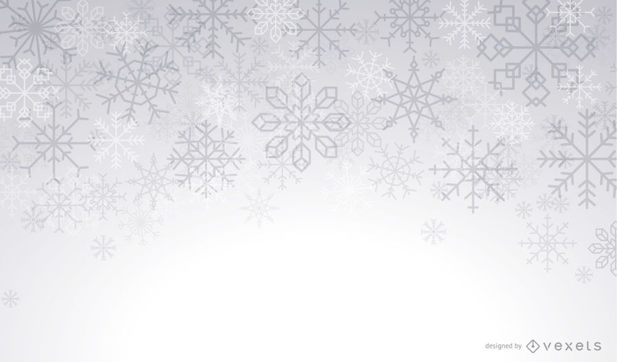 Fondo de invierno de copos de nieve artística Fondo de invierno de copos de nieve artística