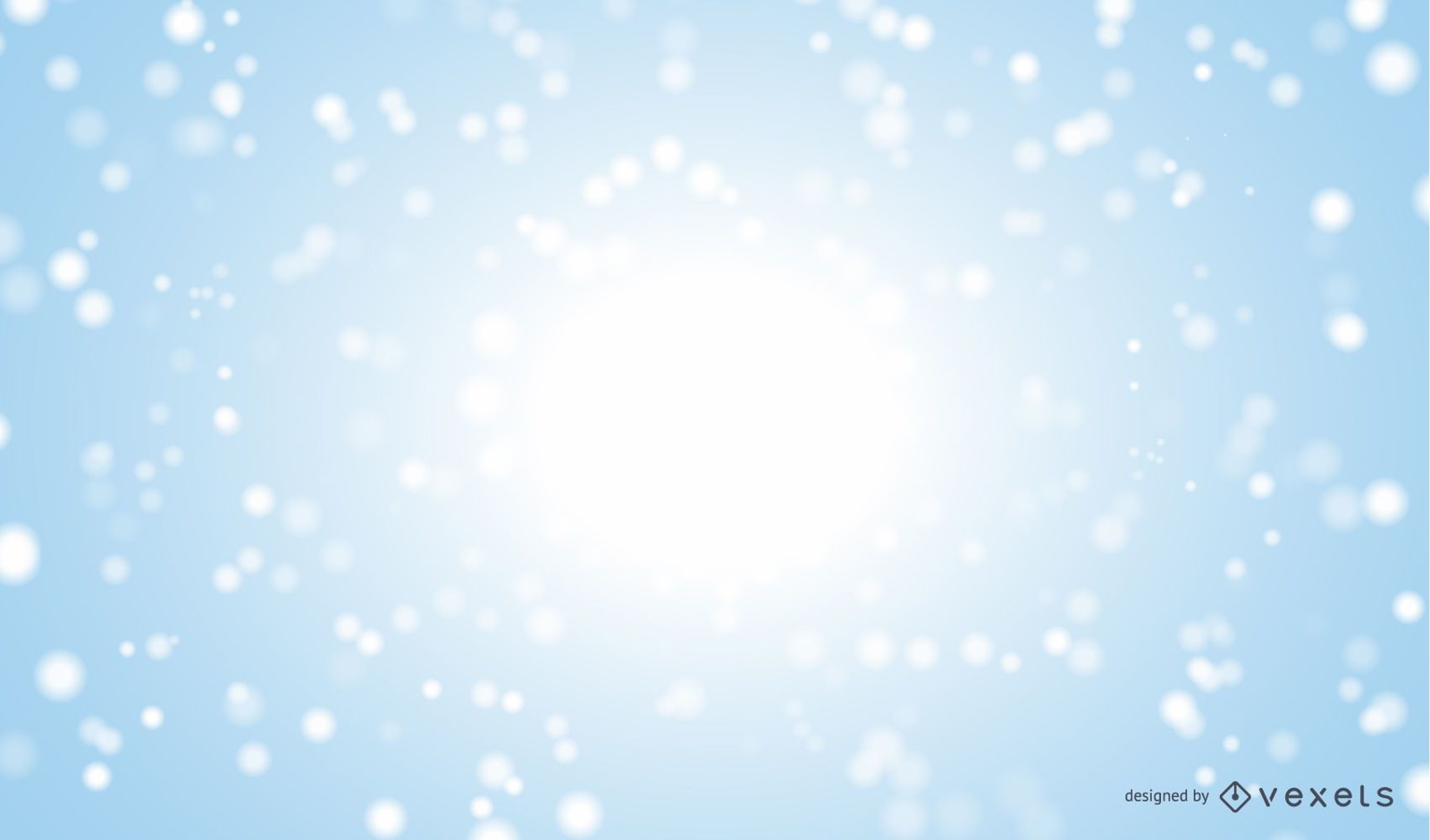 Realistic snow winter background