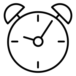 Ícone da escola de AVC despertador Desenho PNG