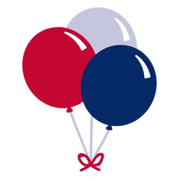 Elemento de diseño de globos americano. Elemento de diseño de globos americano.