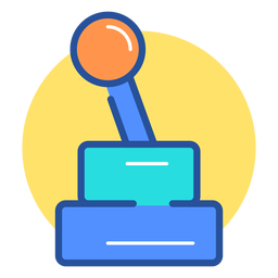 Icono de joystick arcade Diseño PNG