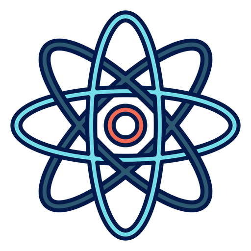 Atom school icon PNG Design