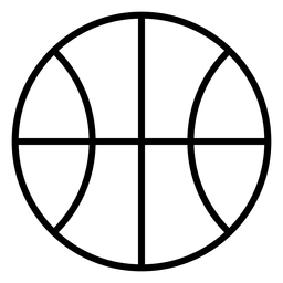 Ícone da escola de tacada de bola de basquete Desenho PNG
