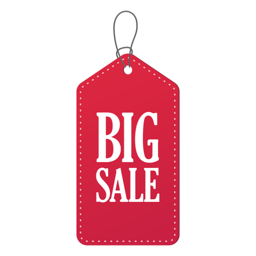 Big sale price tag label PNG Design