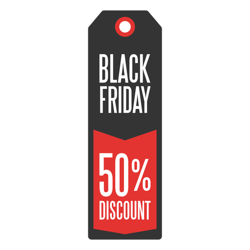 Black friday promotional price tag