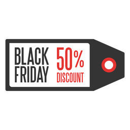 Etiqueta de preço de venda da Black Friday Desenho PNG
