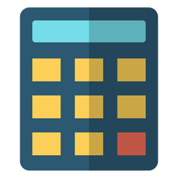Calculator school illustration PNG Design