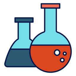 Chemistry flask icon PNG Design