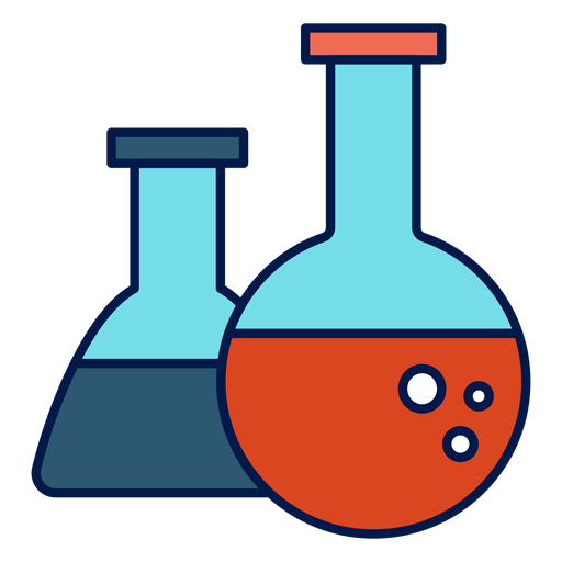 Chemiekolben-Symbol PNG-Design