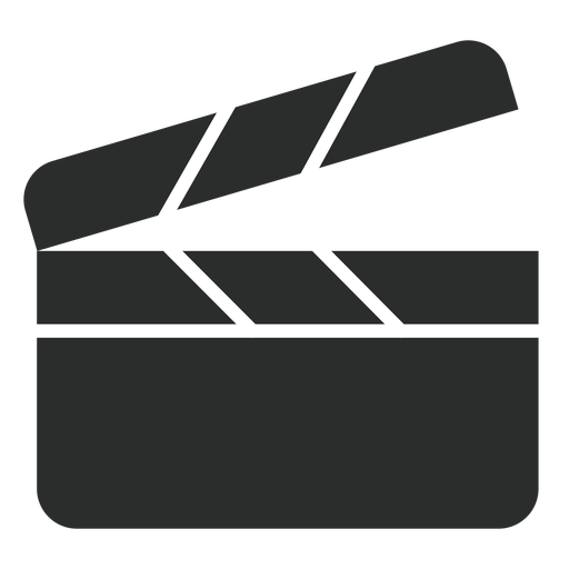 Clapperboard flaches Symbol PNG-Design