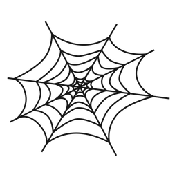 Cobweb hand drawn PNG Design
