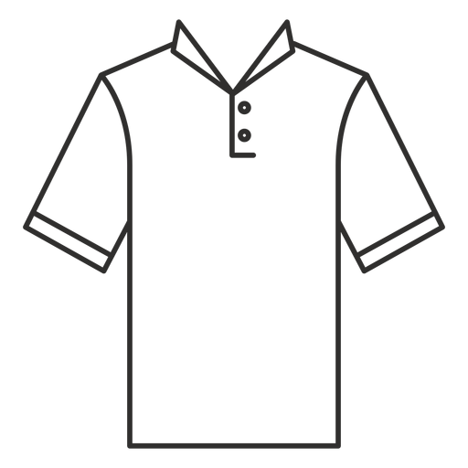 Download Collar Henley T Shirt Stroke Icon Transparent Png Svg Vector File