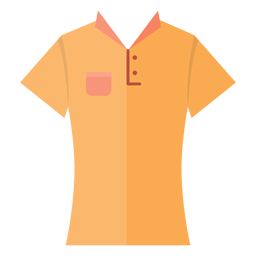 Ícone de camiseta com colarinho Transparent PNG
