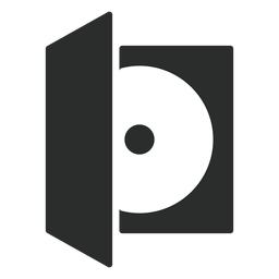 Compact disc case flat icon PNG Design
