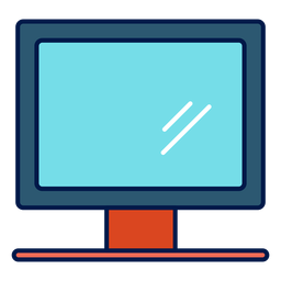 Icono de la escuela de monitor de computadora