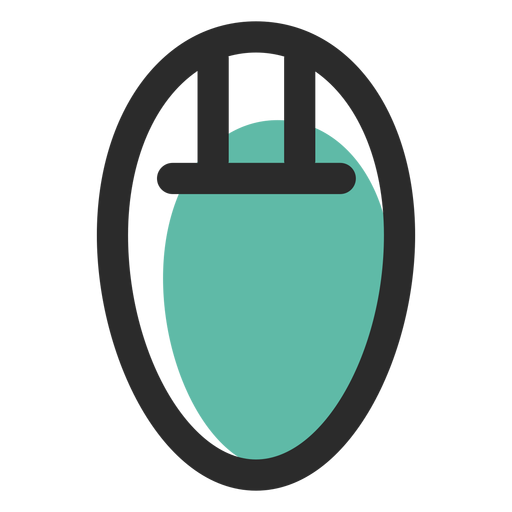 Computer mouse colored stroke icon PNG Design