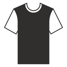 Crew neck t shirt flat icon PNG Design