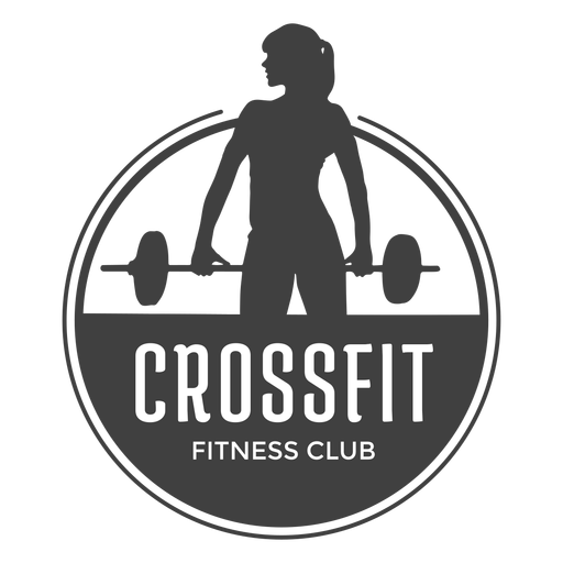 Logotipo do clube de fitness Crossfit Desenho PNG