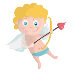 Ilustração de tiro de cupido Desenho PNG
