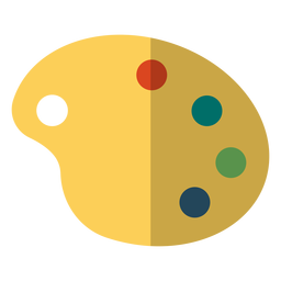 Drawing palette school illustration PNG Design