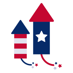 Firework rockets design element Firework rockets design element