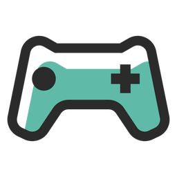 Gamepad colored stroke icon PNG Design