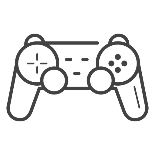 Ícone de traço do gamepad Desenho PNG