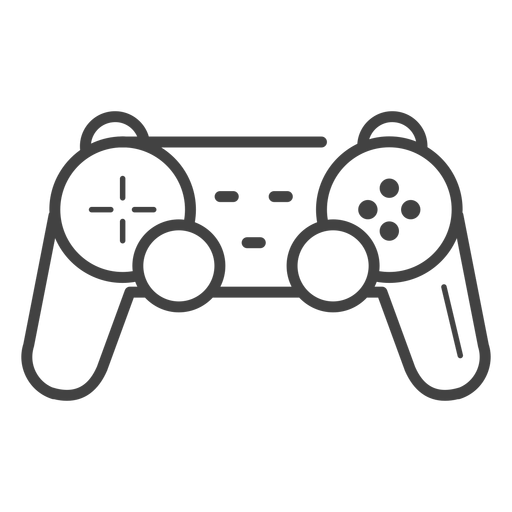 Icono de trazo de gamepad Diseño PNG