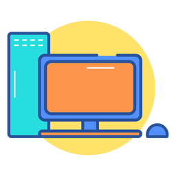Icono de computadora de juegos Diseño PNG