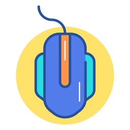 Gaming mouse icon PNG Design