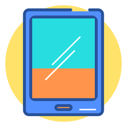 Gaming tablet icon PNG Design