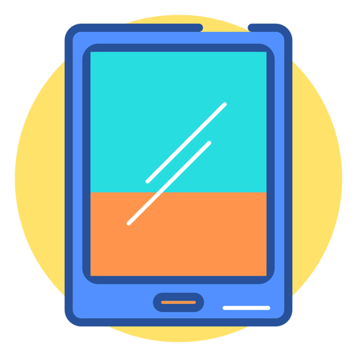 Gaming tablet icon PNG Design