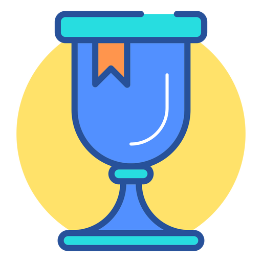 Gaming trophy icon PNG Design