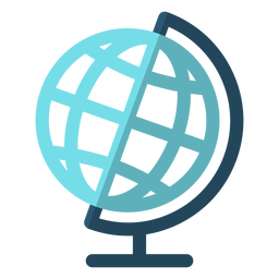 Ilustração de escola de globo de geografia Desenho PNG