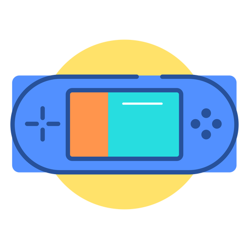 Handheld-Spielekonsolensymbol PNG-Design