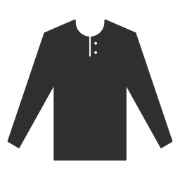 Download Henley Long Sleeve T Shirt Flat Transparent Png Svg Vector