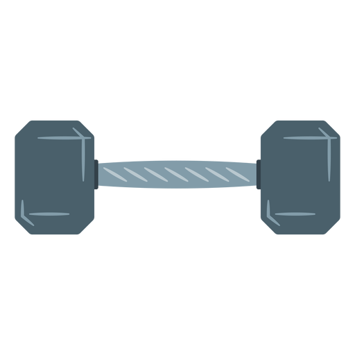Hex dumbbell icon PNG Design