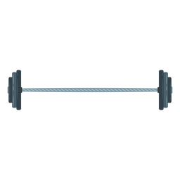 Loaded barbell icon