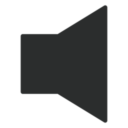 Ícone plano de baixo volume Desenho PNG