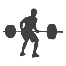 Homem curvado sobre a silhueta da linha Desenho PNG
